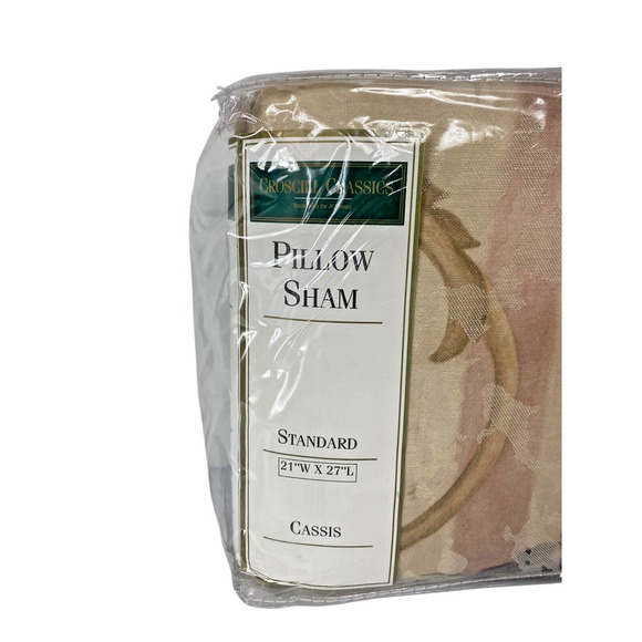 Croscill Chambord Cassis Amethyst Standard Pillow Sham Floral Classic NEW - Picture 4 of 8